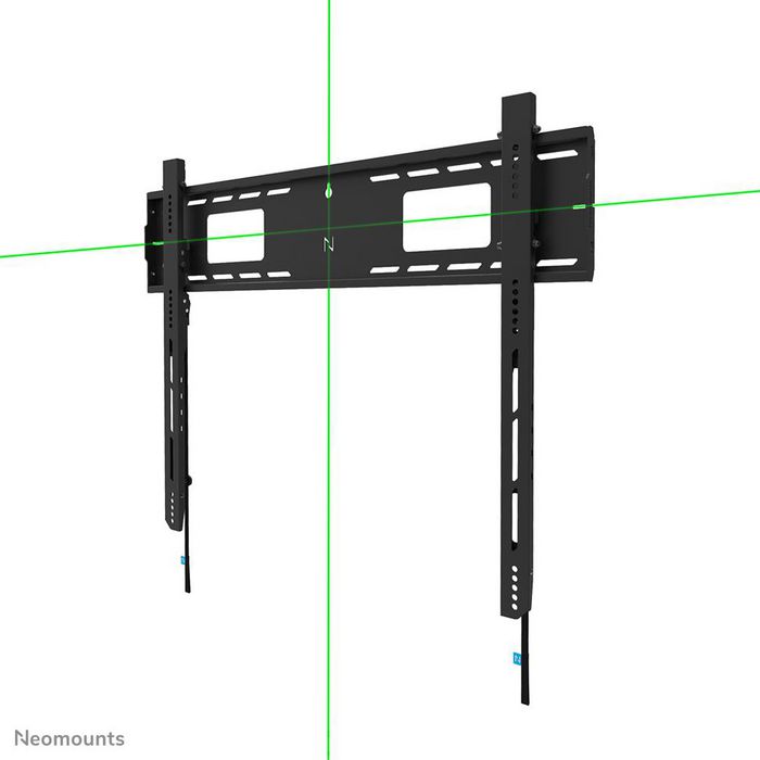 Neomounts WL30-750BL18 Support Mural Fixe LEVEL pour Écran jusqu'à 98", Capacité 125 kg, Compatible VESA 100x100-800x600, Noir