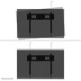 Neomounts WL30-750BL18 Support Mural Fixe LEVEL pour Écran jusqu'à 98", Capacité 125 kg, Compatible VESA 100x100-800x600, Noir