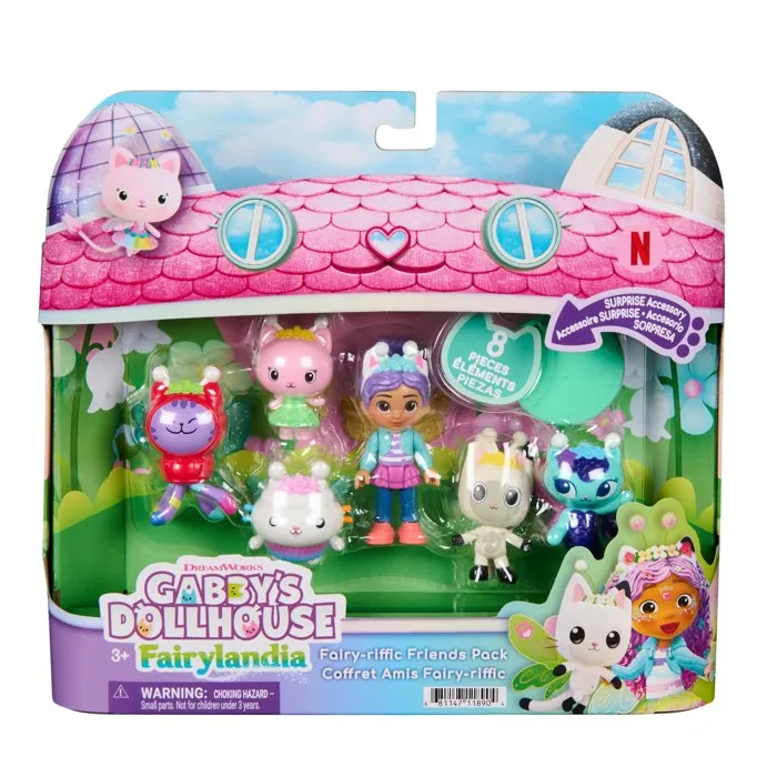 Spin Master Coffret Figurines Deluxe Fairylandia Gabby et la Maison Magique