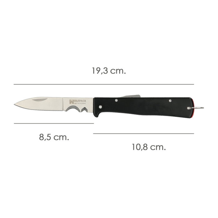 WOLFPACK LINEA PROFESIONAL Couteau de poche électricien sans tension WOLFPACK LINEA PROFESIONAL Couteau de poche électricien sans tension