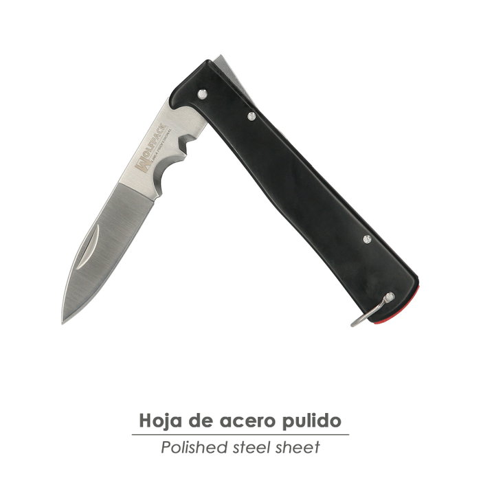 WOLFPACK LINEA PROFESIONAL Couteau de poche électricien sans tension WOLFPACK LINEA PROFESIONAL Couteau de poche électricien sans tension