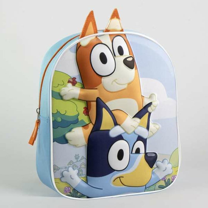 CERDÀ Backpack Bluey 3D pour enfants 28 cm - Sac à dos 22x28x1 cm en polyester et EVA