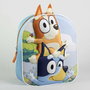 CERDÀ Backpack Bluey 3D pour enfants 28 cm - Sac à dos 22x28x1 cm en polyester et EVA