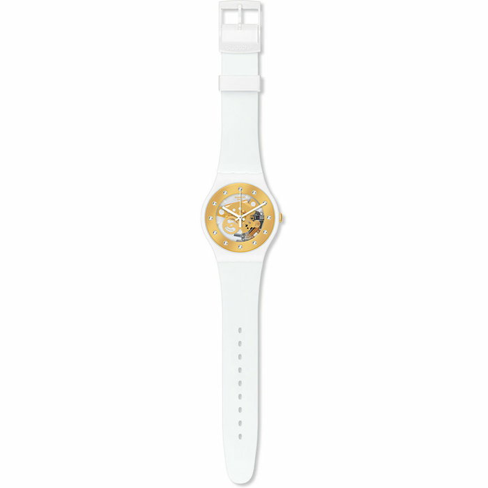 Swatch SUOZ148 Sunray Glam Blanc Swatch SUOZ148 Sunray Glam Blanc