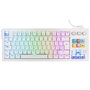 Mars Gaming MKMASTERW Clavier Mécanique TKL SmartDeck RGB Blanc