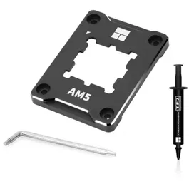 Thermalright AM5 Secure Frame Noir - Cadre de renfort de socket pour CPU AMD AM5, prévient la déformation du socket et améliore la stabilité du refroidissement