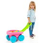 Molto - Wagon de blocs de construction rose avec 20 pièces - Jouet éducatif en plastique - Dès 1 an