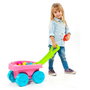 Molto - Wagon de blocs de construction rose avec 20 pièces - Jouet éducatif en plastique - Dès 1 an