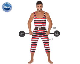 Disfraz Hombre Forzudo XL Multicolor