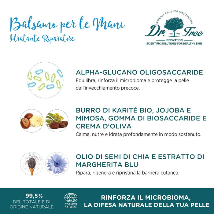 Dr. Tree Baume mains et pieds réparateur et nourrissant 50 ml