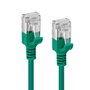 MicroConnect Câble réseau CAT6a U-FTP Slim, LSZH, 2 m, Vert