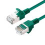 MicroConnect Câble réseau CAT6a U-FTP Slim, LSZH, 2 m, Vert