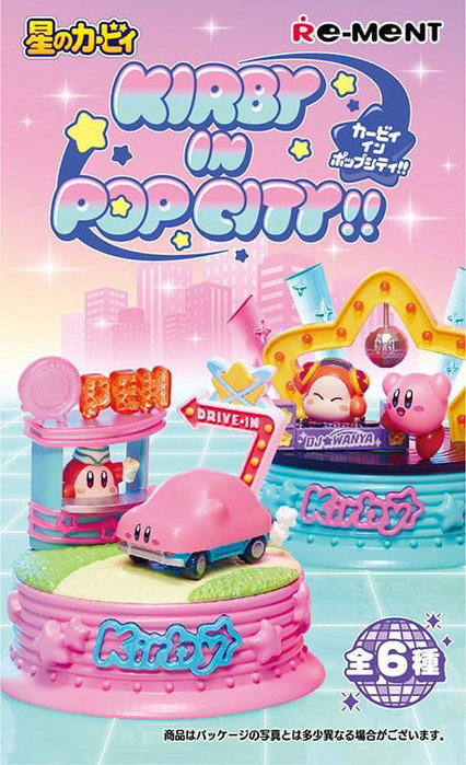 Re-Ment Kirby in Pop City - Assortiment de 6 figurines