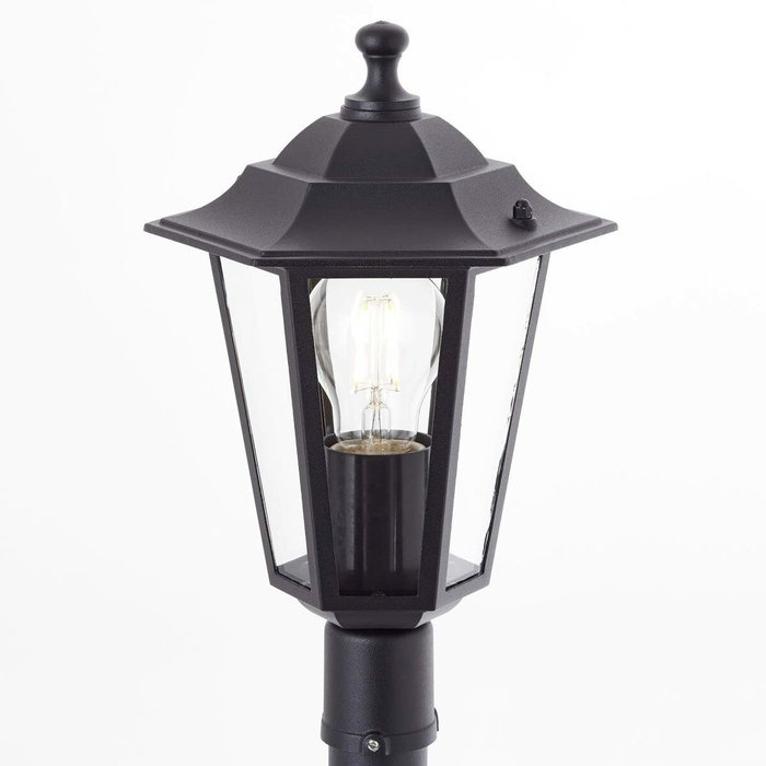 Brilliant CARLEEN Potelet extérieur noir E27 60W IP44 Brilliant CARLEEN Potelet extérieur noir E27 60W IP44