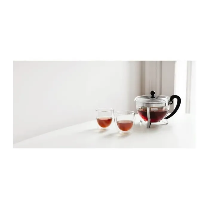 Bodum Chambord - Théière en verre borosilicate avec filtre en inox - 1.3 litres - Pour thé et infusions