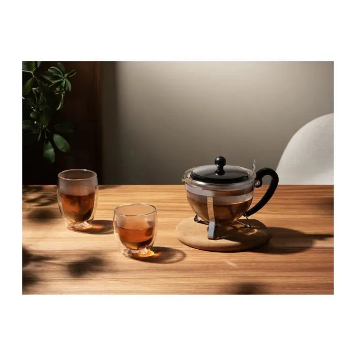 Bodum Chambord - Théière en verre borosilicate avec filtre en inox - 1.3 litres - Pour thé et infusions