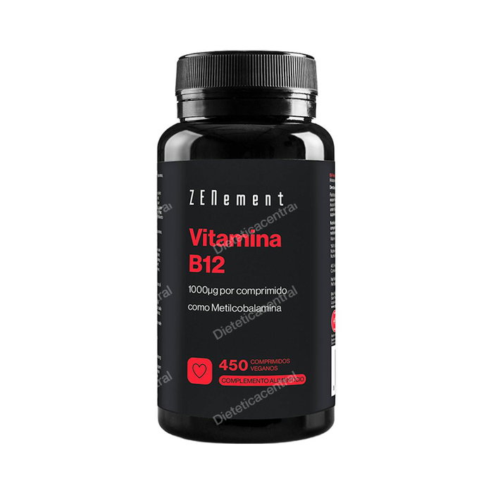ZENEMENT Vitamine B12 450 comprimés veganos ZENEMENT Vitamine B12 450 comprimés veganos