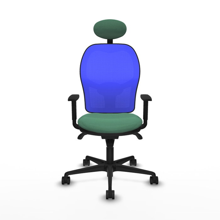 Chaise de Bureau avec Appui-tête Jorquera Piqueras y Crespo 1D036N1 Vert émeraude