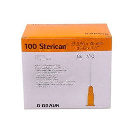 B. BRAUN VETCARE VET Aiguilles Vet Sterican 25G/0,5X40MM Orange