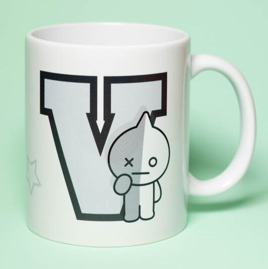 ERIK - Tasse Van BT21 330 ml en céramique - Lavable au lave-vaisselle et au micro-ondes