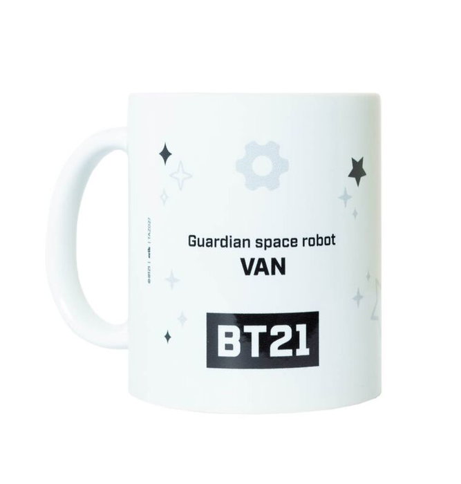 ERIK - Tasse Van BT21 330 ml en céramique - Lavable au lave-vaisselle et au micro-ondes