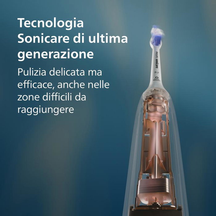 Philips Sonicare 5500 HX7119/01 Brosse à dents électrique sonique - Duopack bleu marine et blanc Philips Sonicare 5500 HX7119/01 Brosse à dents électrique sonique - Duopack bleu marine et blanc