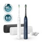 Philips Sonicare 5500 HX7119/01 Brosse à dents électrique sonique - Duopack bleu marine et blanc