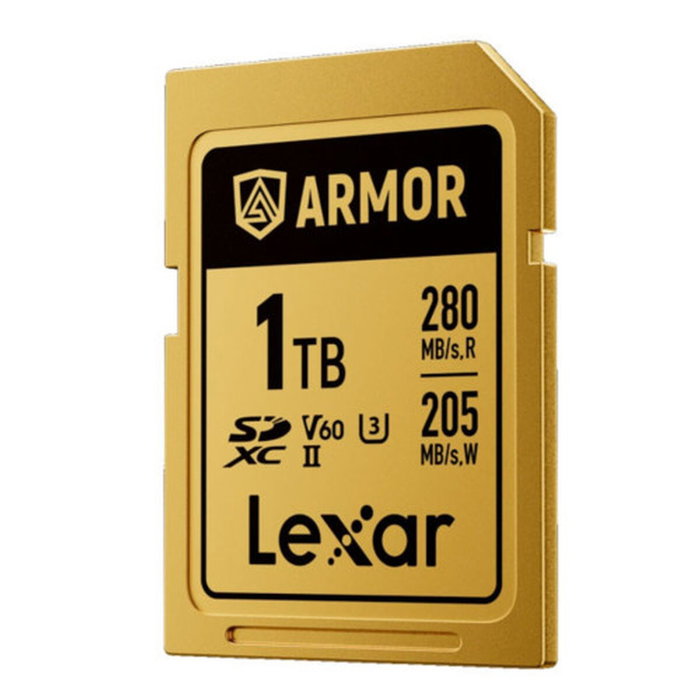 Lexar Carte Mémoire SDXC Professional Armor Gold 1 TB Lexar Carte Mémoire SDXC Professional Armor Gold 1 TB