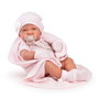 Antonio Juan - Poupée nouveau-né fille de 42 cm avec toquilla et chupete en vinilo articulé - Jouet pour enfants à partir de 3 ans