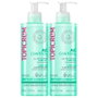 Topicrem AC Gel Nettoyant Purifiant Peaux Mixtes, Grasses & Sensibles - Pack 2 x 400 ml