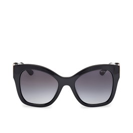 Guess Lunettes de soleil GU00197 01B Femme 140 mm - Forme papillon, verres 55 mm
