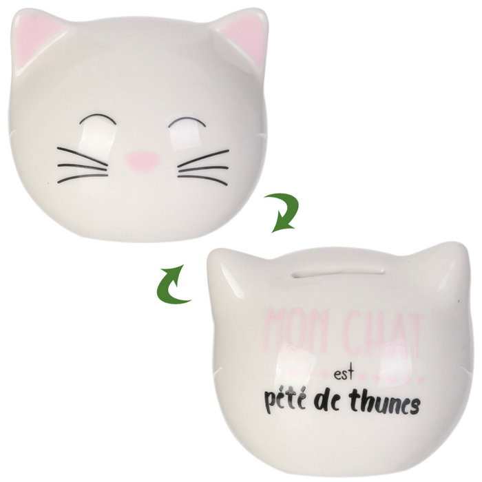 Home Deco Factory Hucha Mini Gato Home Deco Factory Hucha Mini Gato
