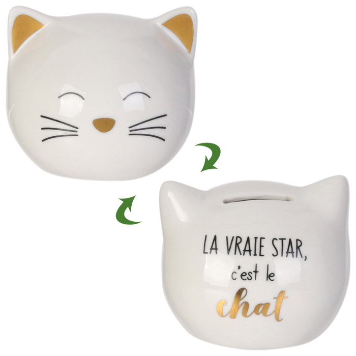 Home Deco Factory Hucha Mini Gato Home Deco Factory Hucha Mini Gato