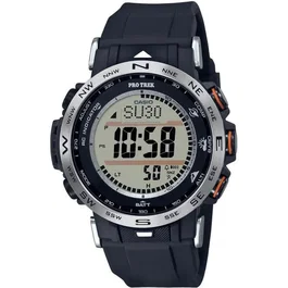 Casio Montre Homme Pro Trek PRW-30-1AER Solaire Radio Commande - Noir 51,6 mm - Baromètre, Thermomètre, Altimètre, Boussole - Etanche 10 bars