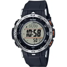 Casio Montre Homme Pro Trek PRW-30-1AER Solaire Radio Commande - Noir 51,6 mm - Baromètre, Thermomètre, Altimètre, Boussole - Etanche 10 bars