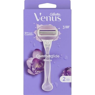 Gillette Venus Breeze Rasoir avec 2 recharges
