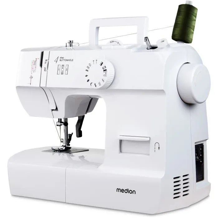 Medion SM 70 Machine à coudre 71W, 12 points, Blanc Medion SM 70 Machine à coudre 71W, 12 points, Blanc