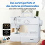 Medion SM 70 - Machine à coudre 12 points - Blanc