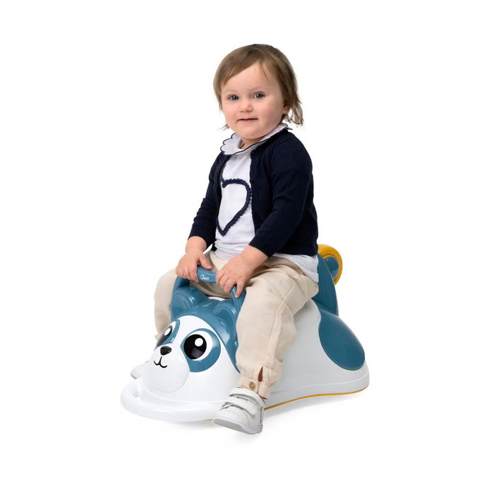 Chicco Andador 3 En 1 Panda - Jouet d'éveil multifonction avec roues pivotantes et plateau trieur de formes - Pour bébé à partir de 12 mois