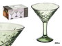 VIVALTO Copa Troquelada Martini 220ml Verde