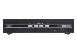 Aten CS1144H4 Commutateur KVM Sécurisé 4 Ports USB HDMI Double Affichage, Conforme PSD PP v4.0 pour Environnements Sensibles