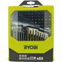 Ryobi Coffret 69 accessoires mixtes RAK69MIX