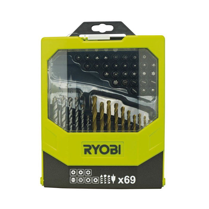 Ryobi Coffret 69 accessoires mixtes RAK69MIX