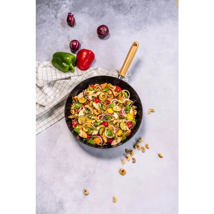 Cosy & Trendy Wok Fusion 30 cm en acier carbone