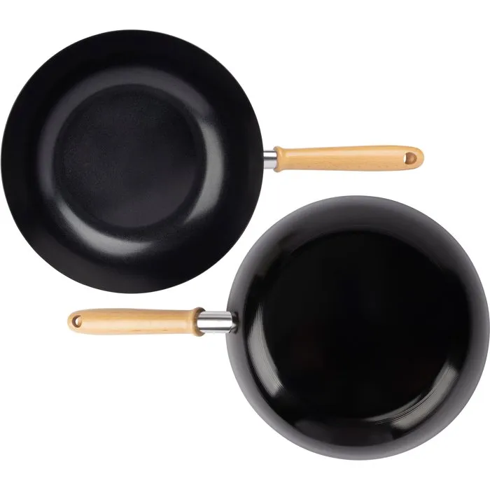 Cosy & Trendy Wok Fusion 30 cm en acier carbone