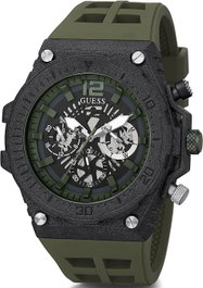 Guess GW0325G2 - Montre Homme Quartz Verte et Noire