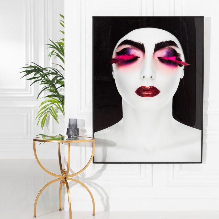 BigBuy Home Toile Visage 90 x 3,6 x 120 cm