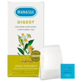 MANASUL DIGEST avec Curcuma 25 bolsitas