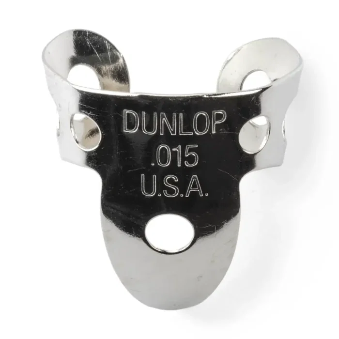 Dunlop Médiators de doigt et pouce Nickel Silver .015 (Pack de 5) Dunlop Médiators de doigt et pouce Nickel Silver .015 (Pack de 5)