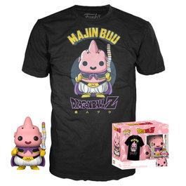 FUNKO Set figurine POP & Tee Dragon Ball Z Majin Buu Exclusive